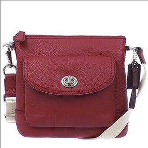 COACH crossbody bag in black cherry